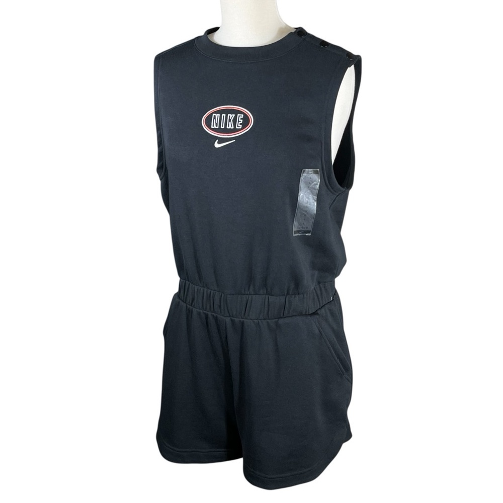 Nike Sportswear Black Varsity One-Piece Romper Size Large NWT - Picture 7 of 16